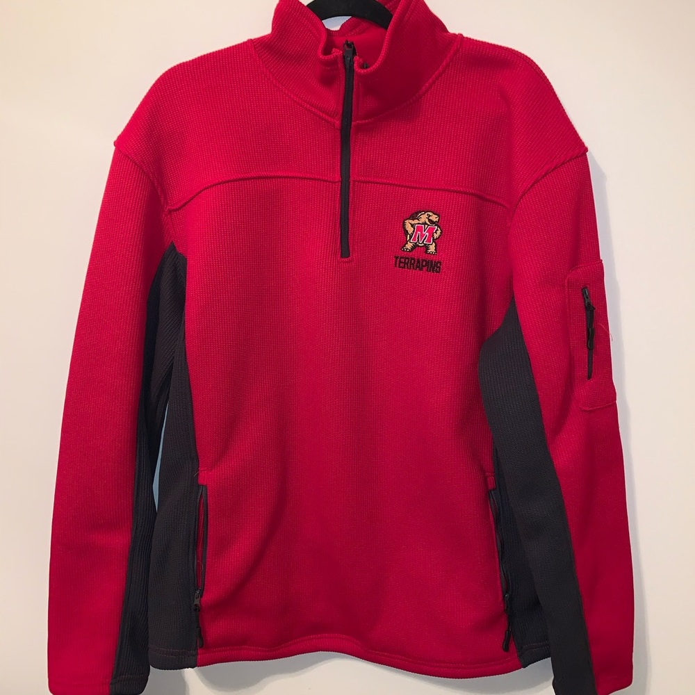 BNWOT Maryland Terrapin quarter zip pullover